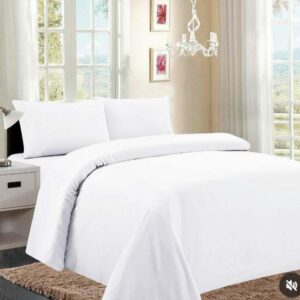 Sabanas Naranja Premium Matrimonial Unicolor