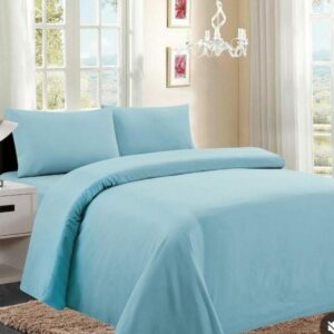 Sabanas Naranja Premium Matrimonial Unicolor