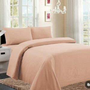 Sabanas Naranja Premium Matrimonial Unicolor